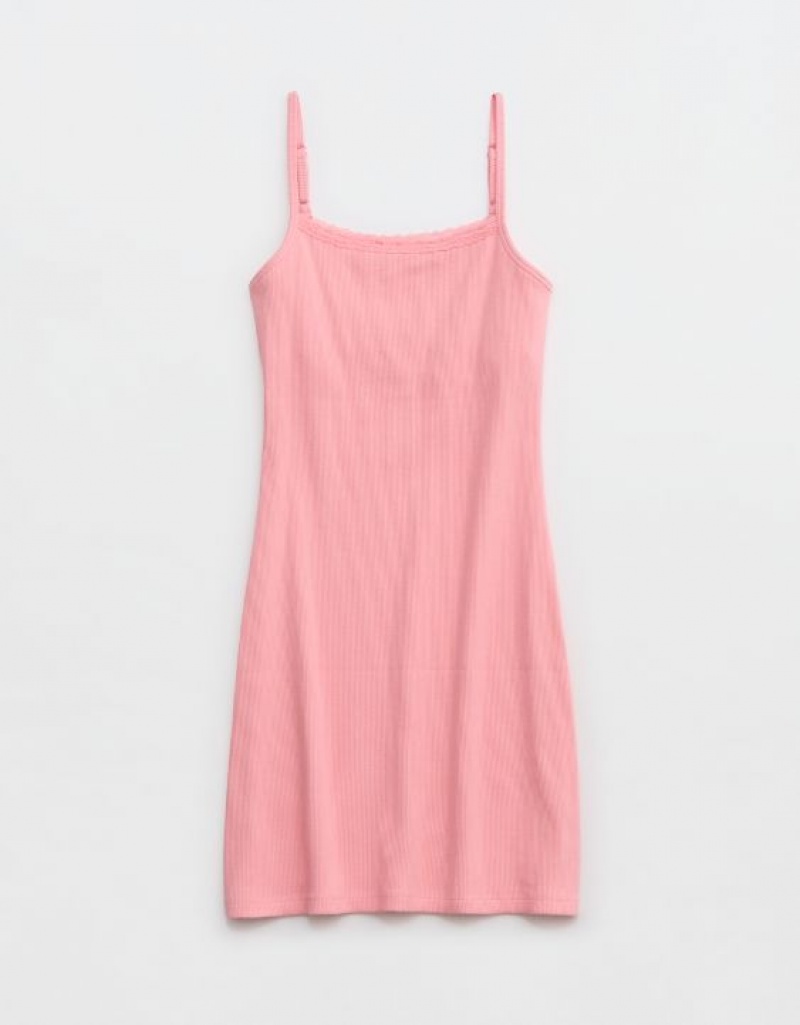 Peignoir Aerie Tank Mini Rose | IHU-85100782