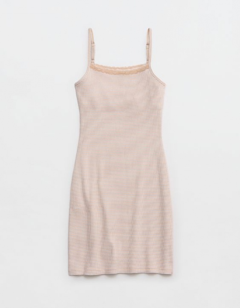 Peignoir Aerie Tank Mini Blanche | TXX-54289389