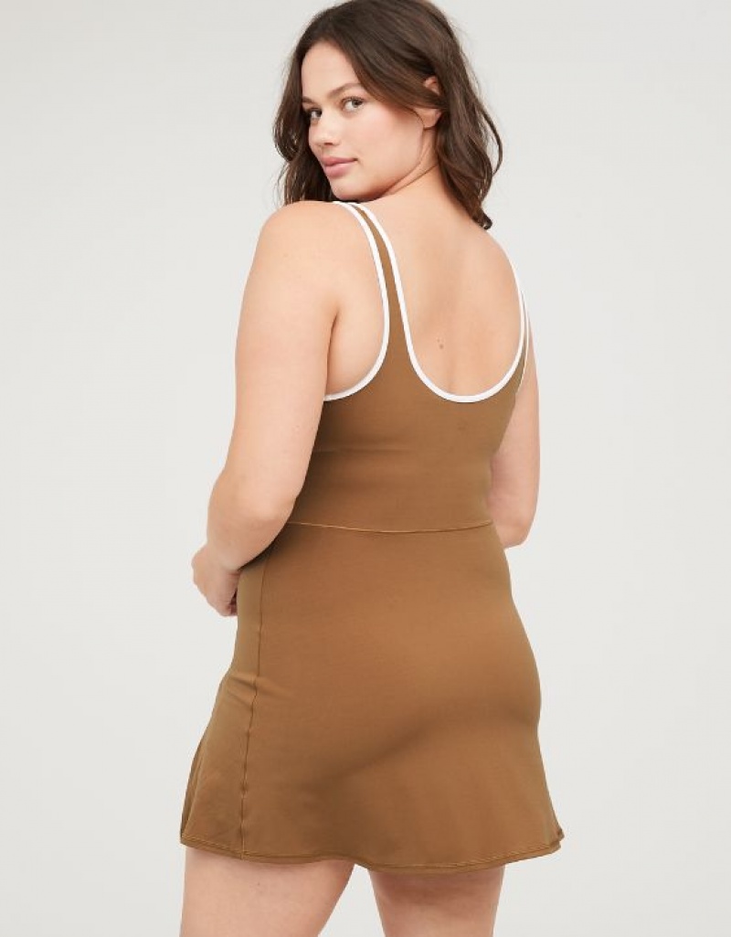 Peignoir Aerie OFFLINE By Real Me Low Key Marron | OVE-65264979