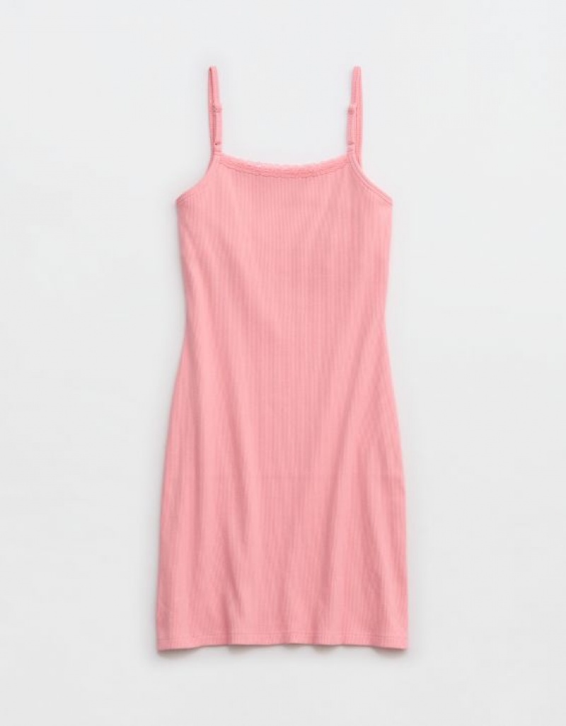 Peignoir Aerie Tank Mini Rose | IHU-85100782