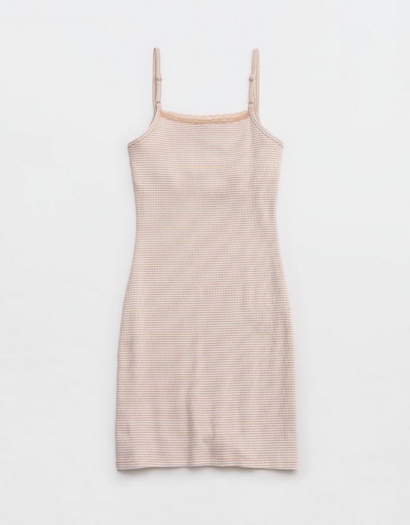 Peignoir Aerie Tank Mini Blanche | TXX-54289389