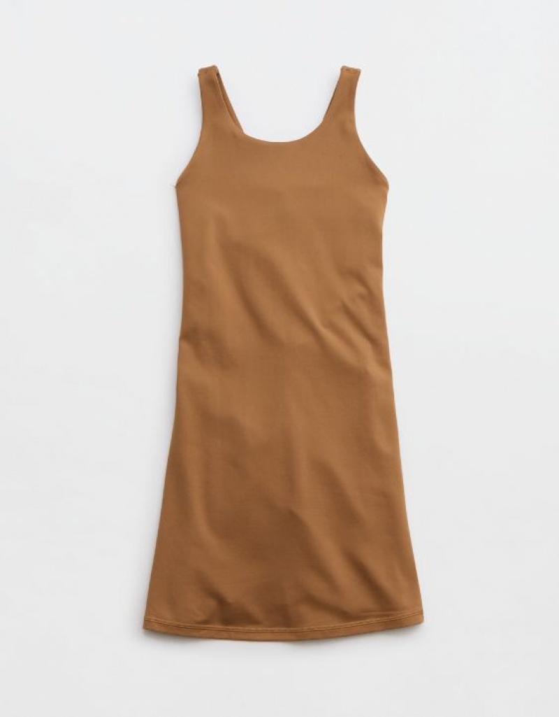 Peignoir Aerie OFFLINE By The Hugger High Neck Marron | ZWM-01632411