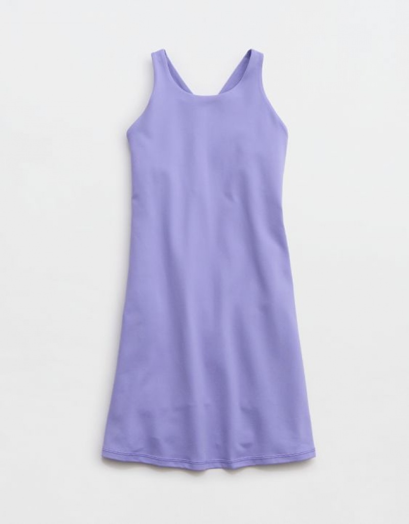 Peignoir Aerie OFFLINE By The Hugger High Neck Violette | ECT-50281057