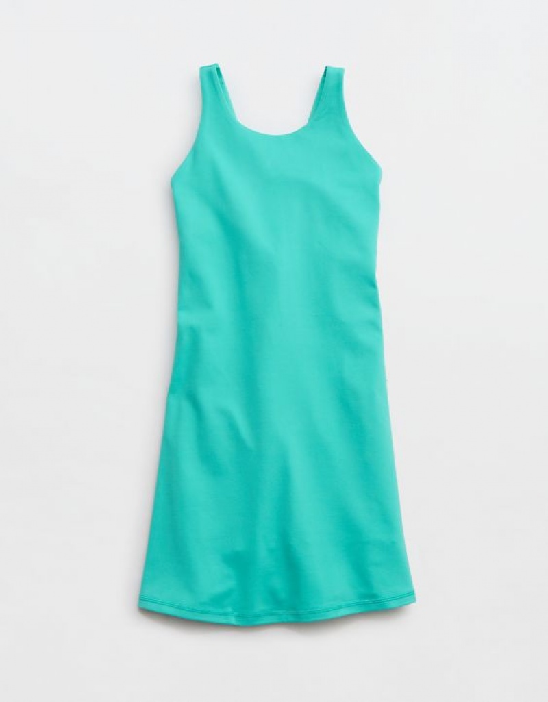 Peignoir Aerie OFFLINE By The Hugger High Neck Turquoise | XUK-40668228