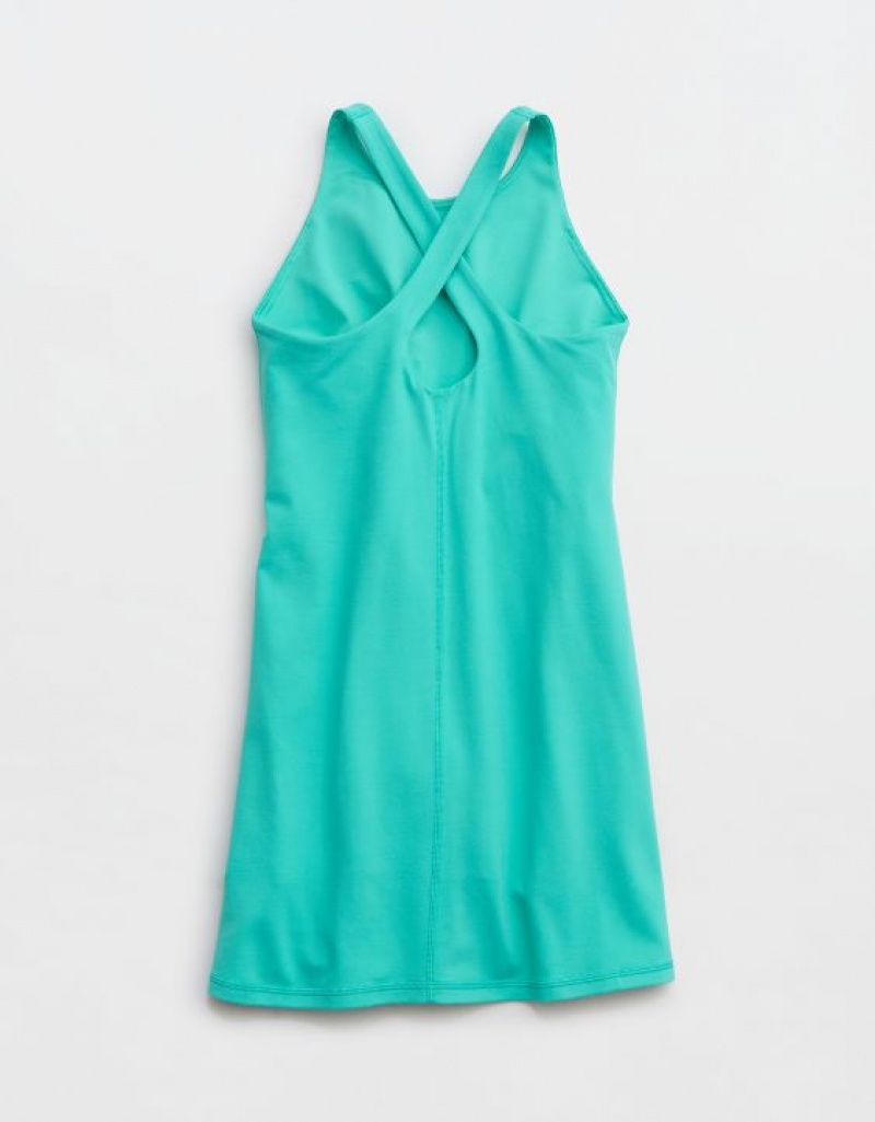 Peignoir Aerie OFFLINE By The Hugger High Neck Turquoise | XUK-40668228