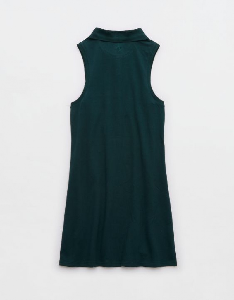 Peignoir Aerie OFFLINE By Courtside Polo Mini Vert Foncé | DMN-10109345