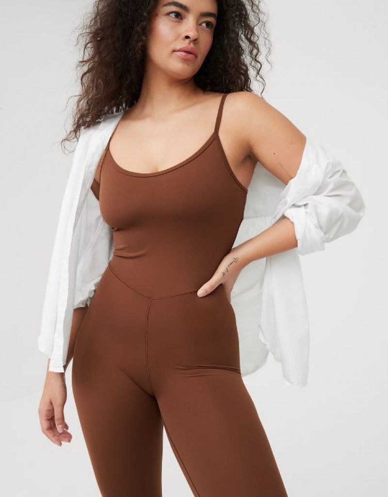 Combinaison Aerie OFFLINE By Real Me Xtra Flare Marron | ONL-55296470