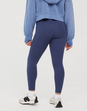 Leggings Aerie OFFLINE By Real Me High Waisted Crossover Bleu | WZI-19703523