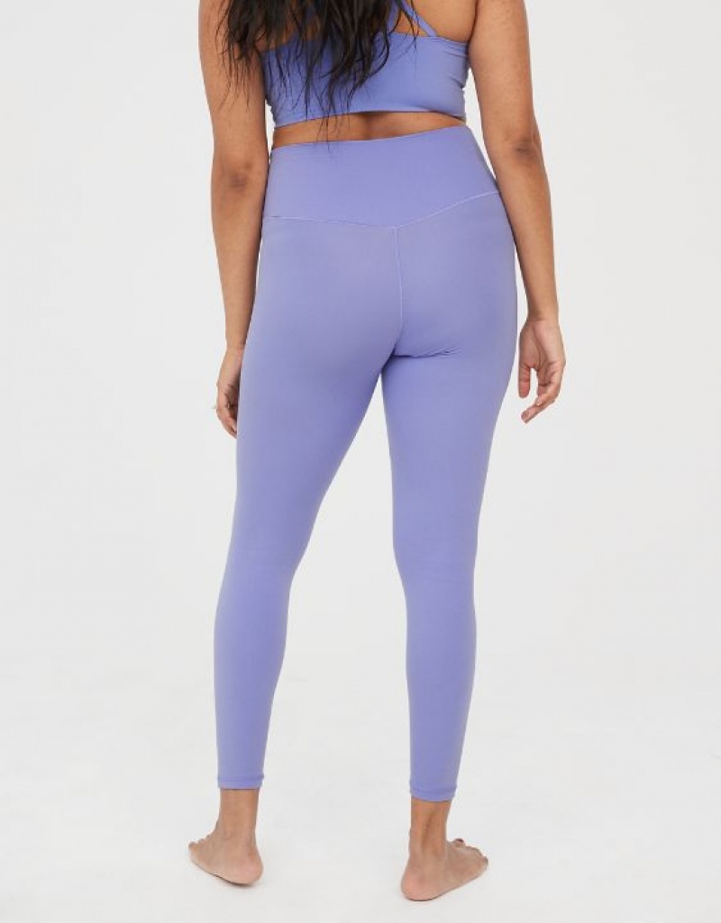 Leggings Aerie OFFLINE By Real Me High Waisted Crossover Violette | BTZ-04584771