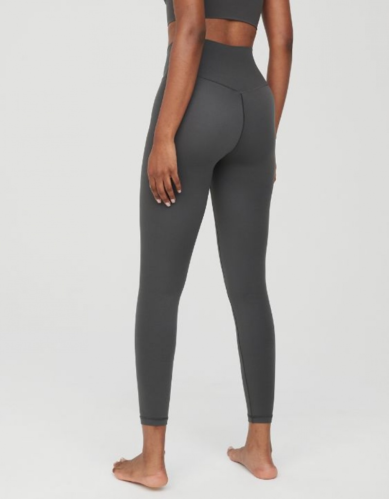 Leggings Aerie OFFLINE By Real Me High Waisted Crossover Grise | ERT-47005246