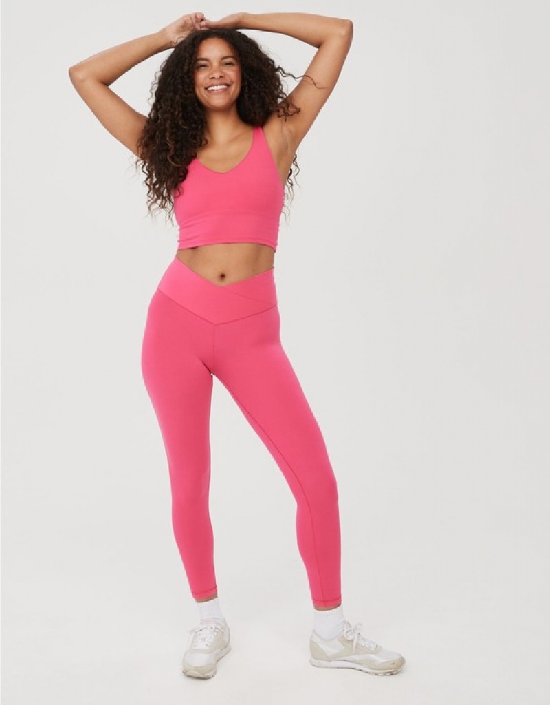 Leggings Aerie OFFLINE By Real Me High Waisted Crossover Rose | FCS-52100985