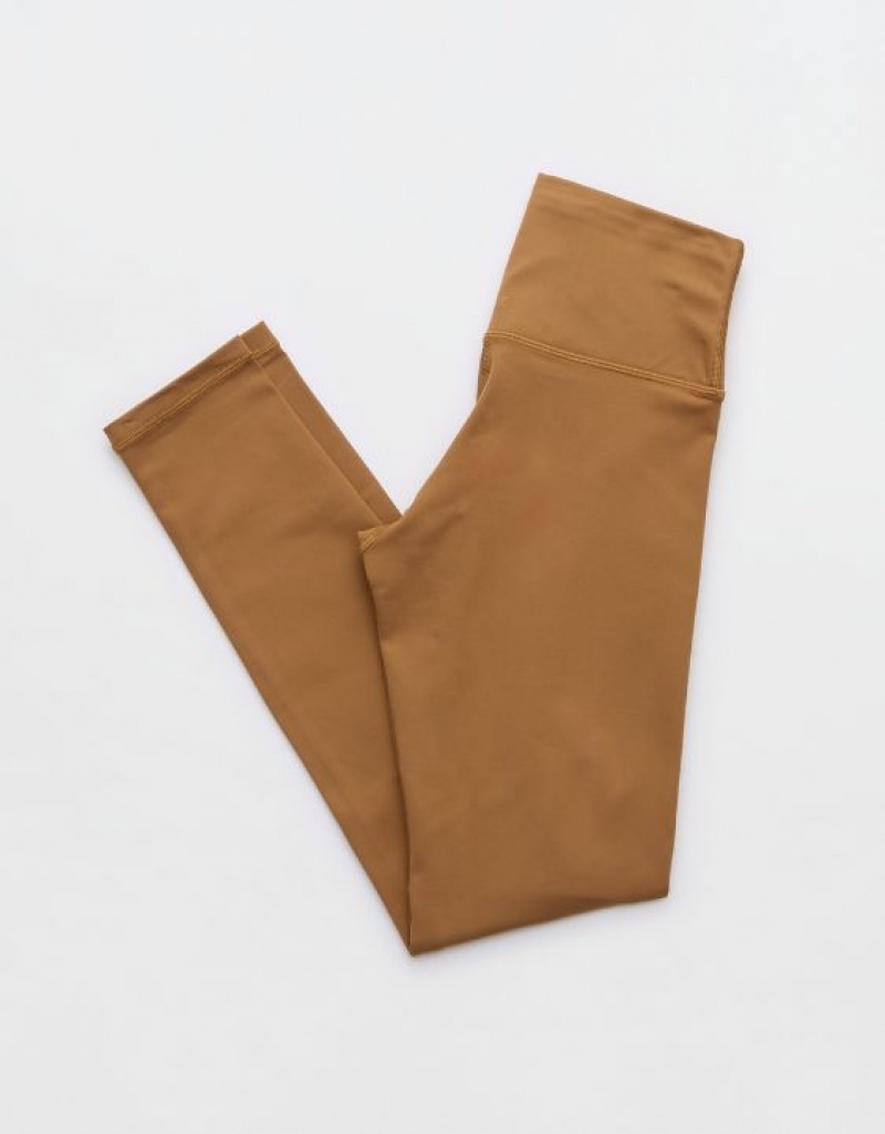 Leggings Aerie OFFLINE By The Hugger High Waisted Marron | XID-49358304