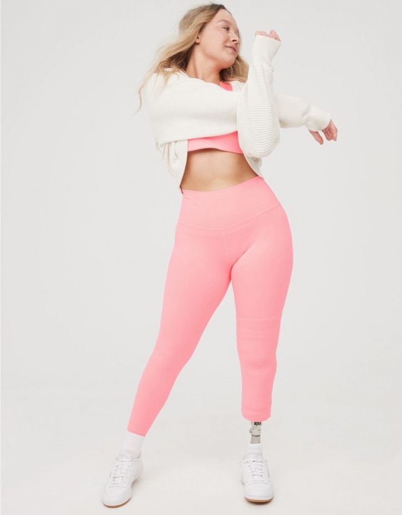 Leggings Aerie OFFLINE By The Hugger High Waisted Rose | DMF-14844507