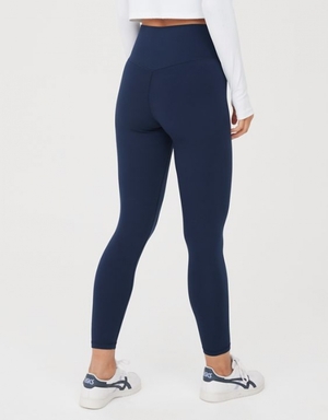 Leggings Aerie OFFLINE By Real Me High Waisted Crossover Bleu Royal Bleu Marine | NMI-20982616