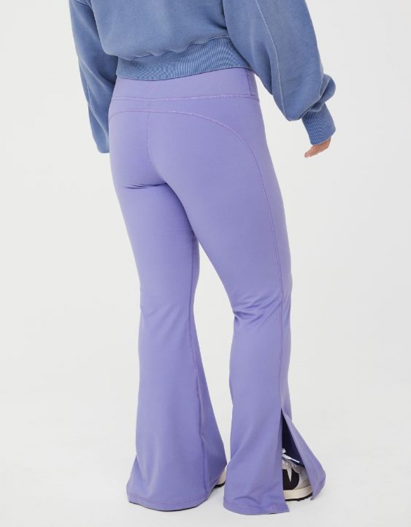 Leggings Aerie OFFLINE By The Hugger Split-Hemcut Violette | NLP-35287838