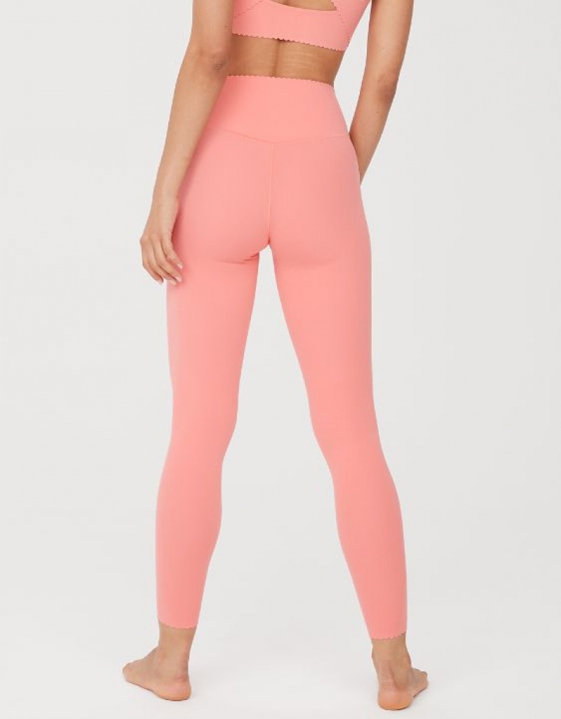 Leggings Aerie OFFLINE By Real Me XTRA Hold Up! Scallop Corail | QUV-40585306