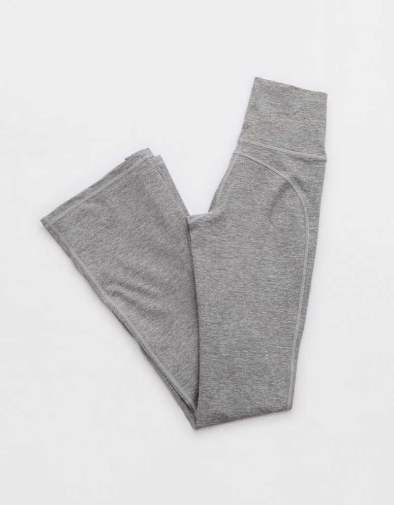 Leggings Aerie OFFLINE By The Hugger Split-Hemcut Grise | YZJ-08719975