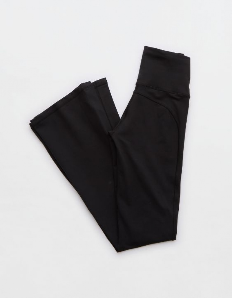 Leggings Aerie OFFLINE By The Hugger Split-Hemcut Noir | RDY-90300290