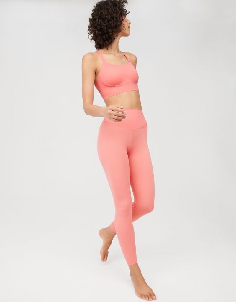 Leggings Aerie OFFLINE By Real Me XTRA Hold Up! Scallop Corail | QUV-40585306