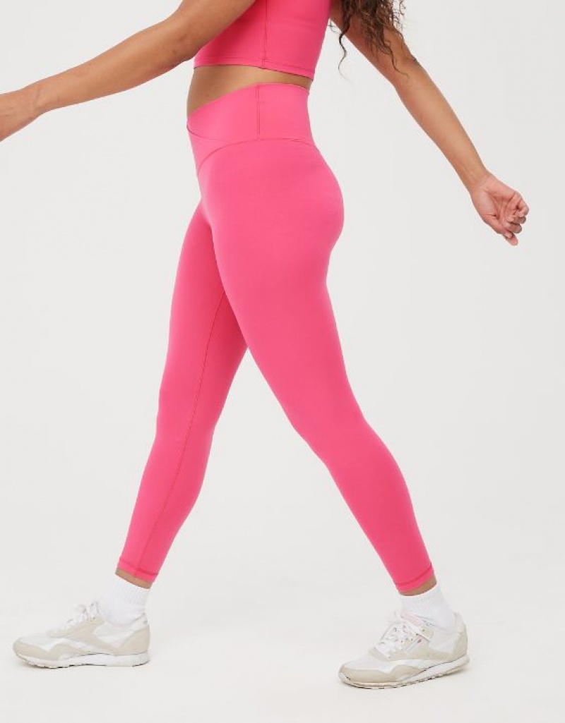 Leggings Aerie OFFLINE By Real Me High Waisted Crossover Rose | FCS-52100985