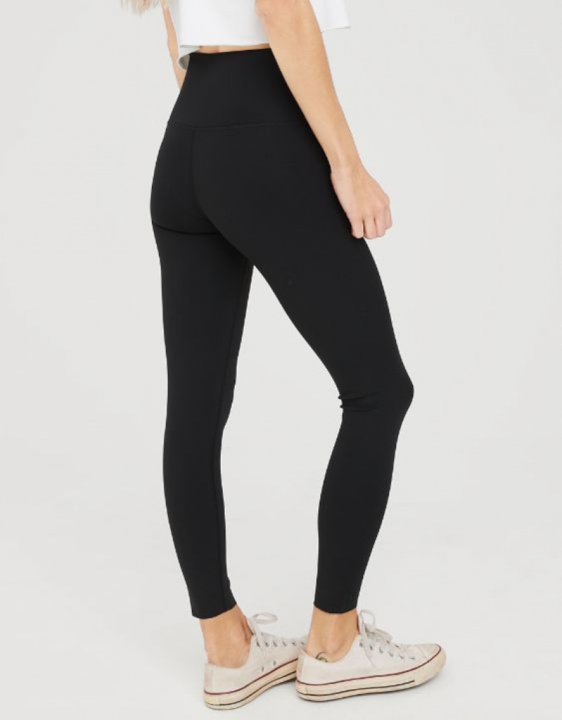 Leggings Aerie OFFLINE By Goals High Waisted Noir | KDY-08346938