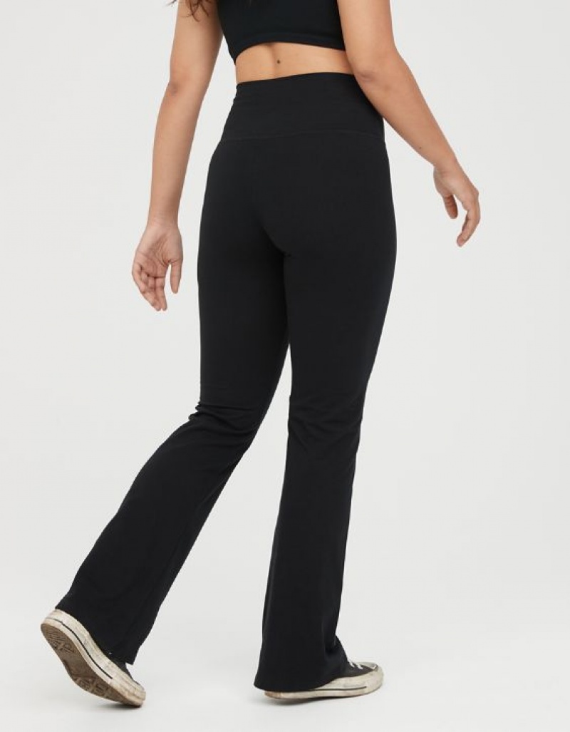 Leggings Aerie OFFLINE By OG High Waisted Flare Noir | CXZ-30136737