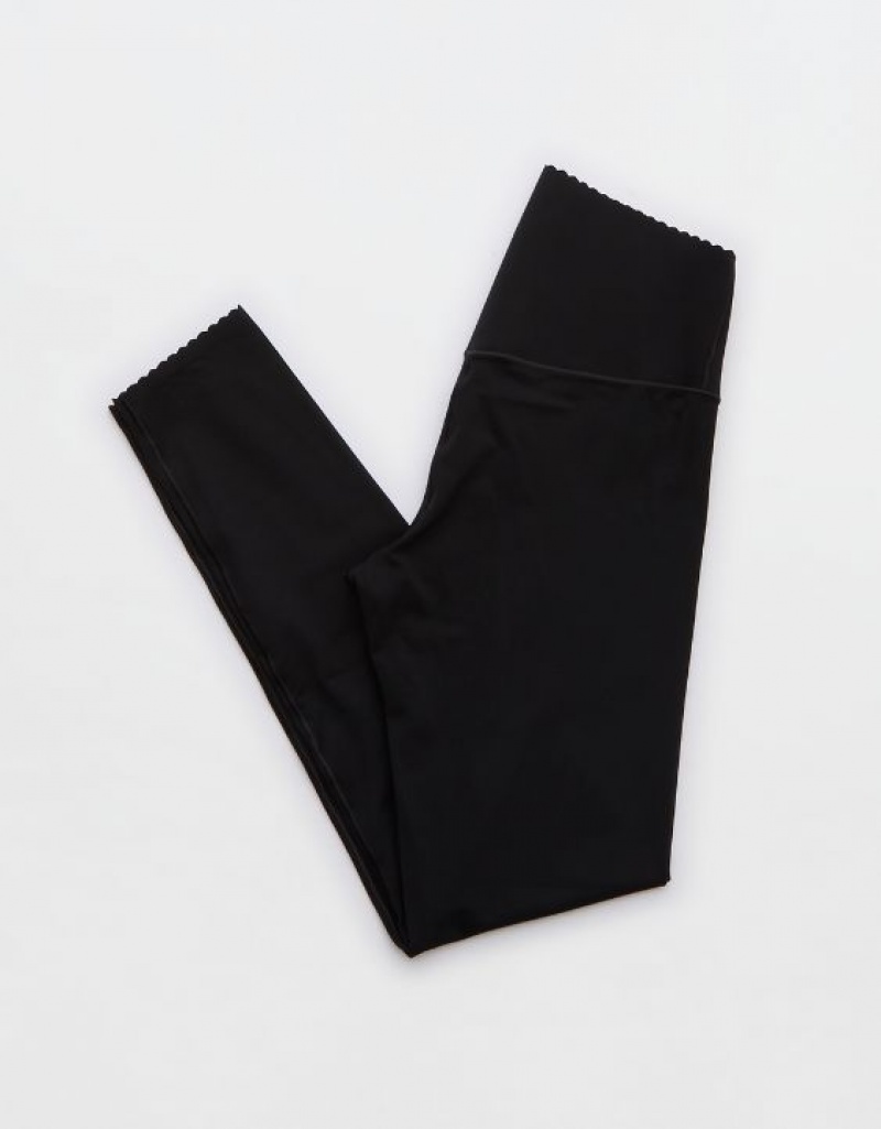 Leggings Aerie OFFLINE By Real Me XTRA Hold Up! Scallop Noir | XXM-49874073