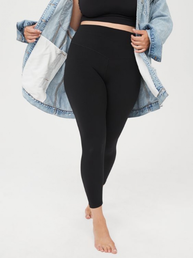 Leggings Aerie OFFLINE By Real Me High Waisted Noir | EDA-39822071