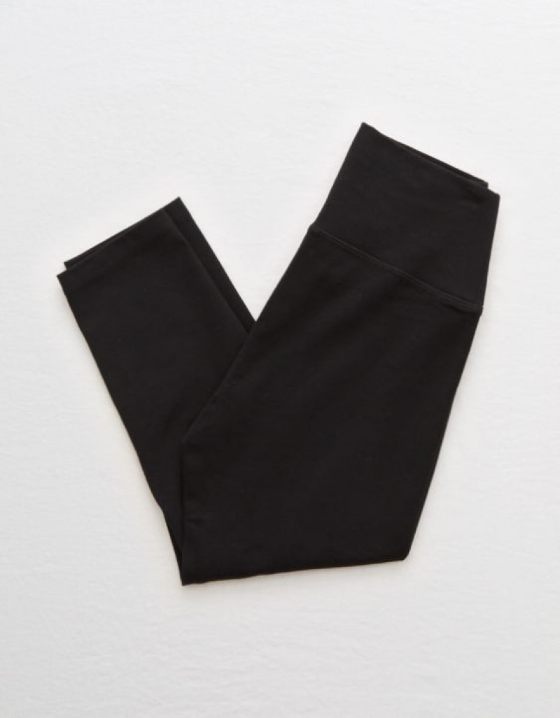 Leggings Aerie OFFLINE By OG High Waisted Cropped Noir | AEU-37449042