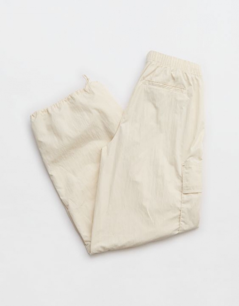 Pantalon Aerie OFFLINE By Chill Moves Cargo Blanche | IQK-09949408