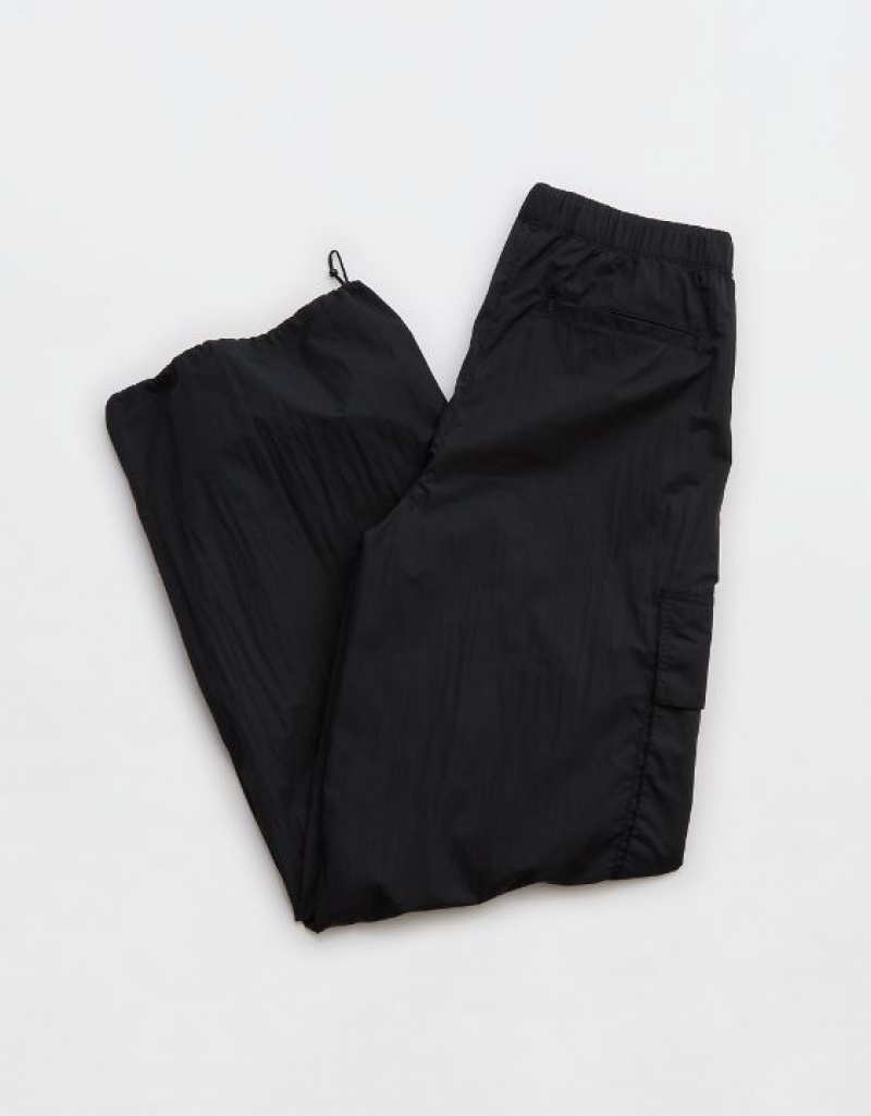 Pantalon Aerie OFFLINE By Chill Moves Cargo Noir | YIJ-58487887