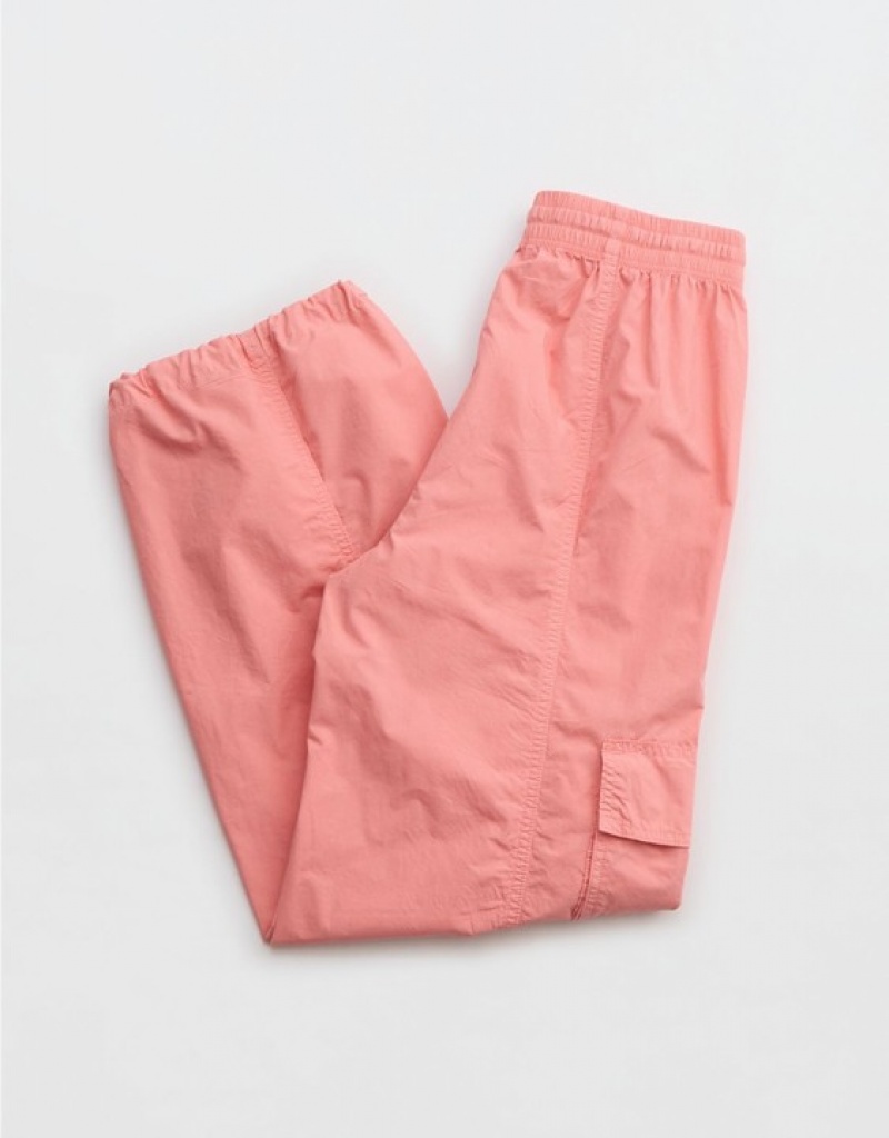 Pantalon Aerie High Waisted Go-For-Itgy Cargo Corail | QZQ-12563930