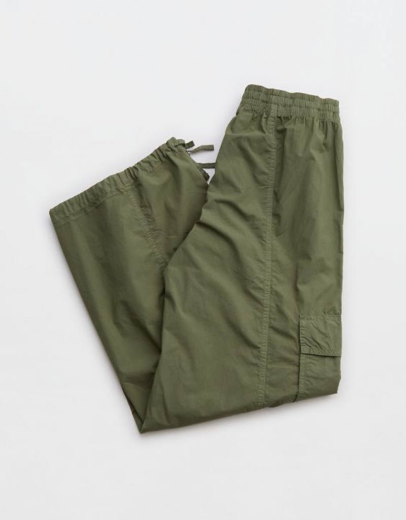 Pantalon Aerie High Waisted Go-For-Itgy Cargo Vert Olive | TBN-04910336