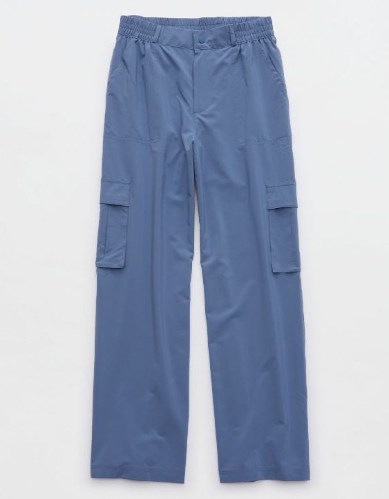 Pantalon Aerie OFFLINE By Nylon Cargo Bleu | JGI-57699776