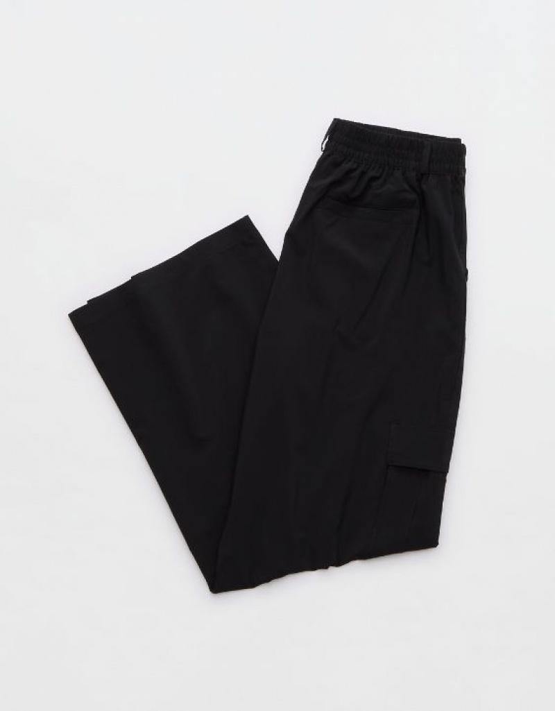 Pantalon Aerie OFFLINE By Nylon Cargo Noir | NBU-52943996