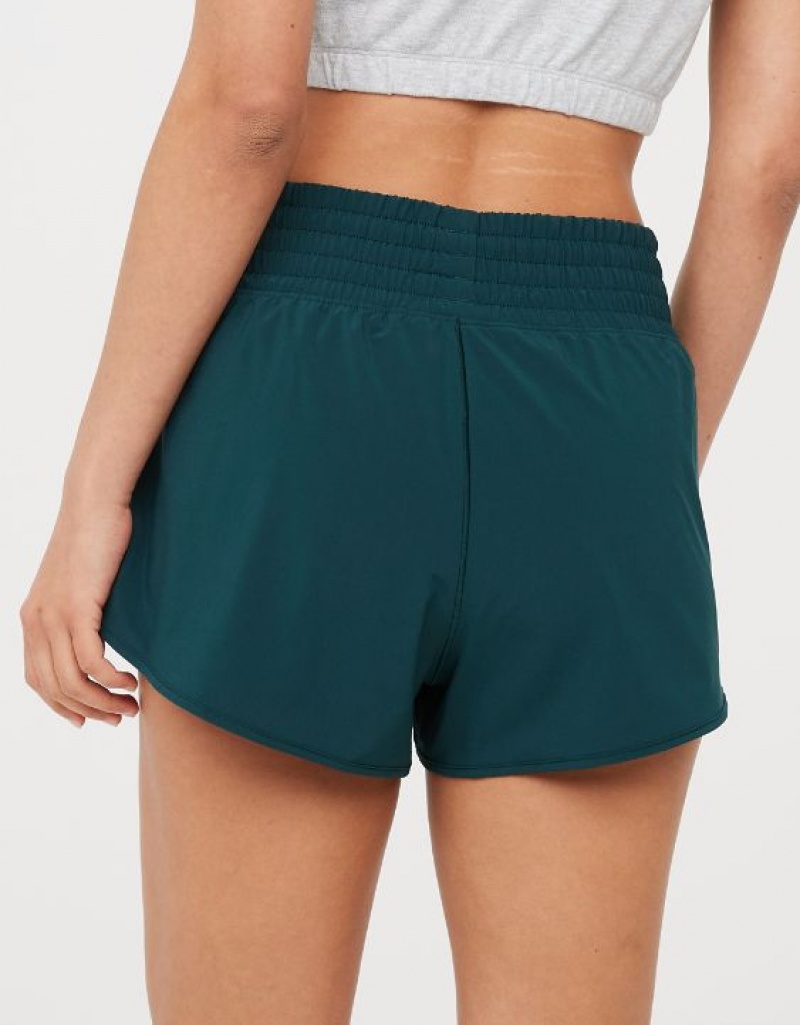 Short Aerie OFFLINE By High Rise Hot Stuff Vert Foncé | XKW-47529665