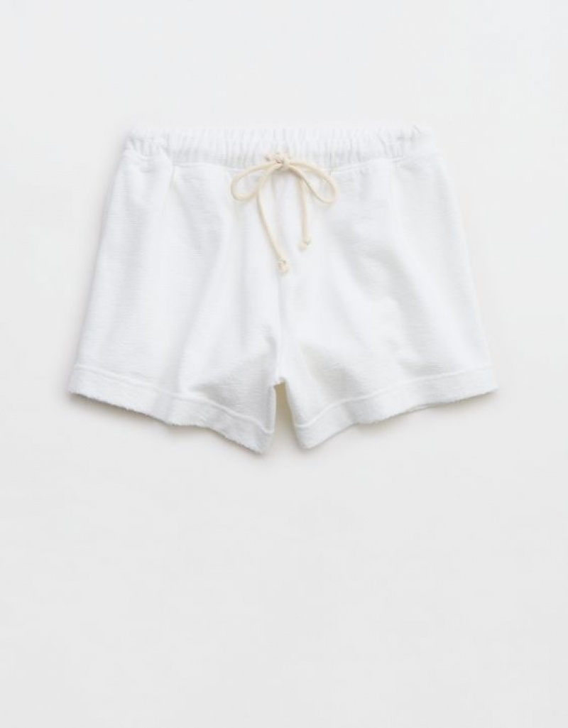 Short Aerie High Waisted Restart Blanche | FUF-63598149