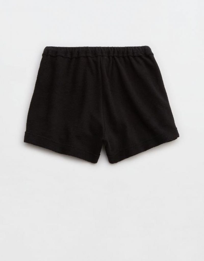 Short Aerie High Waisted Restart Noir | UNV-91157516