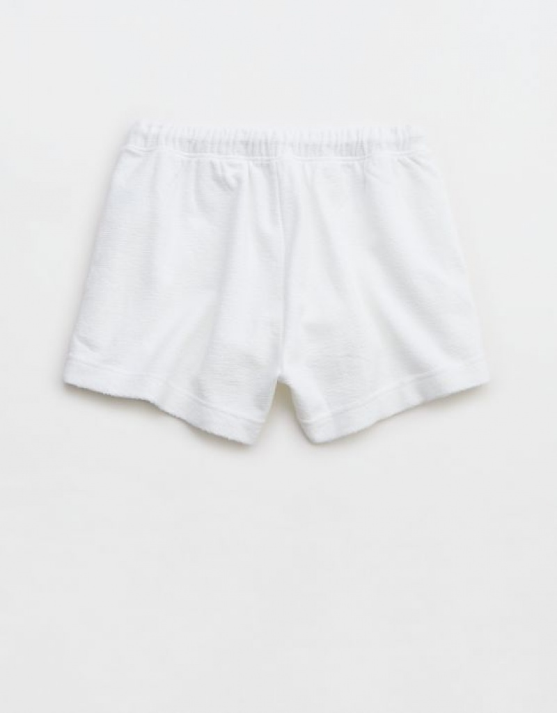 Short Aerie High Waisted Restart Blanche | FUF-63598149