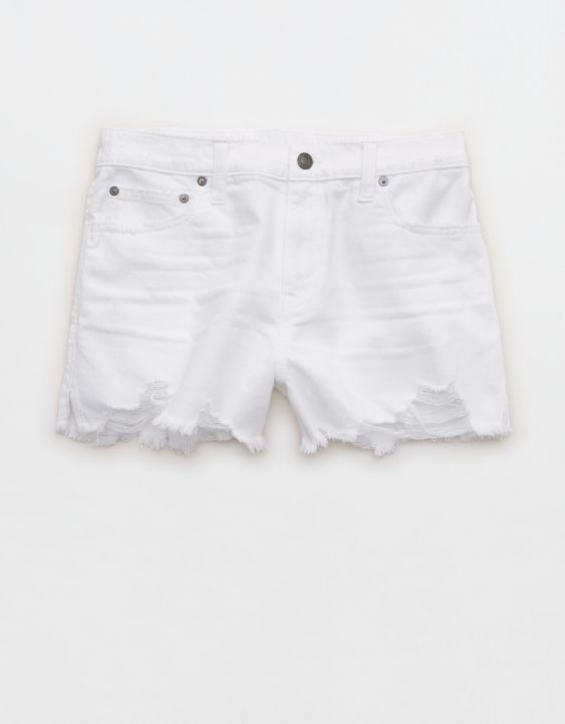 Short Aerie Daydream Denim Blanche | VDB-51914162