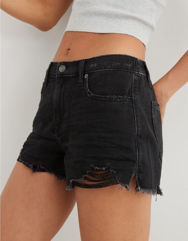 Short Aerie Daydream Denim Grise | OEP-28188460