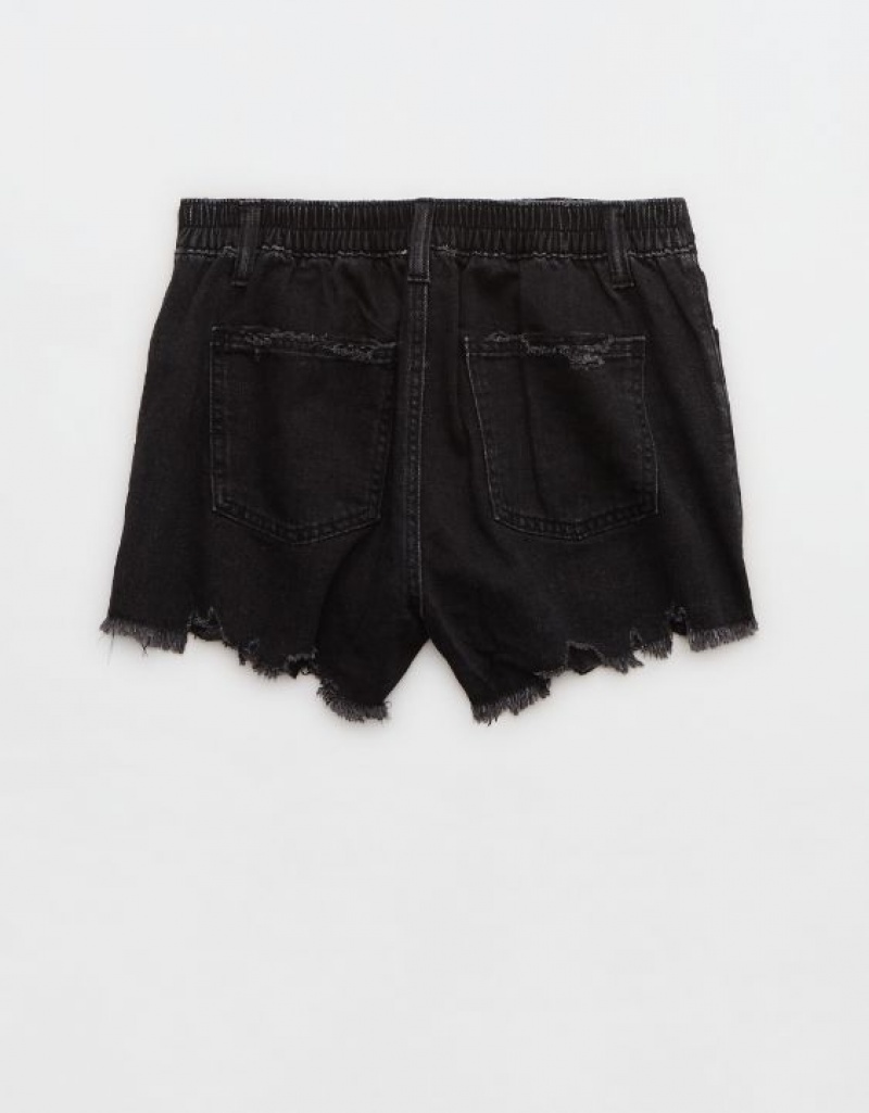 Short Aerie Daydream Denim Grise | OEP-28188460