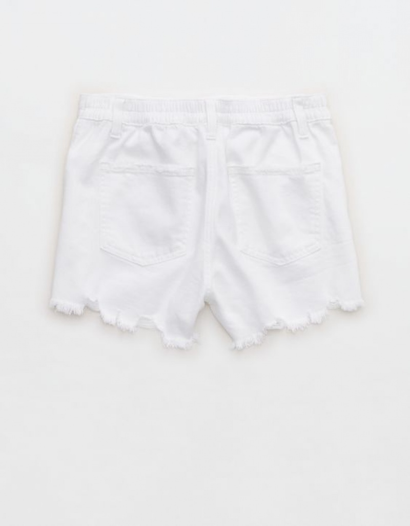 Short Aerie Daydream Denim Blanche | VDB-51914162