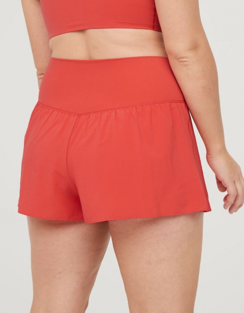 Short Aerie OFFLINE By Real Me Crossover Flowy Rouge | YIE-84325192