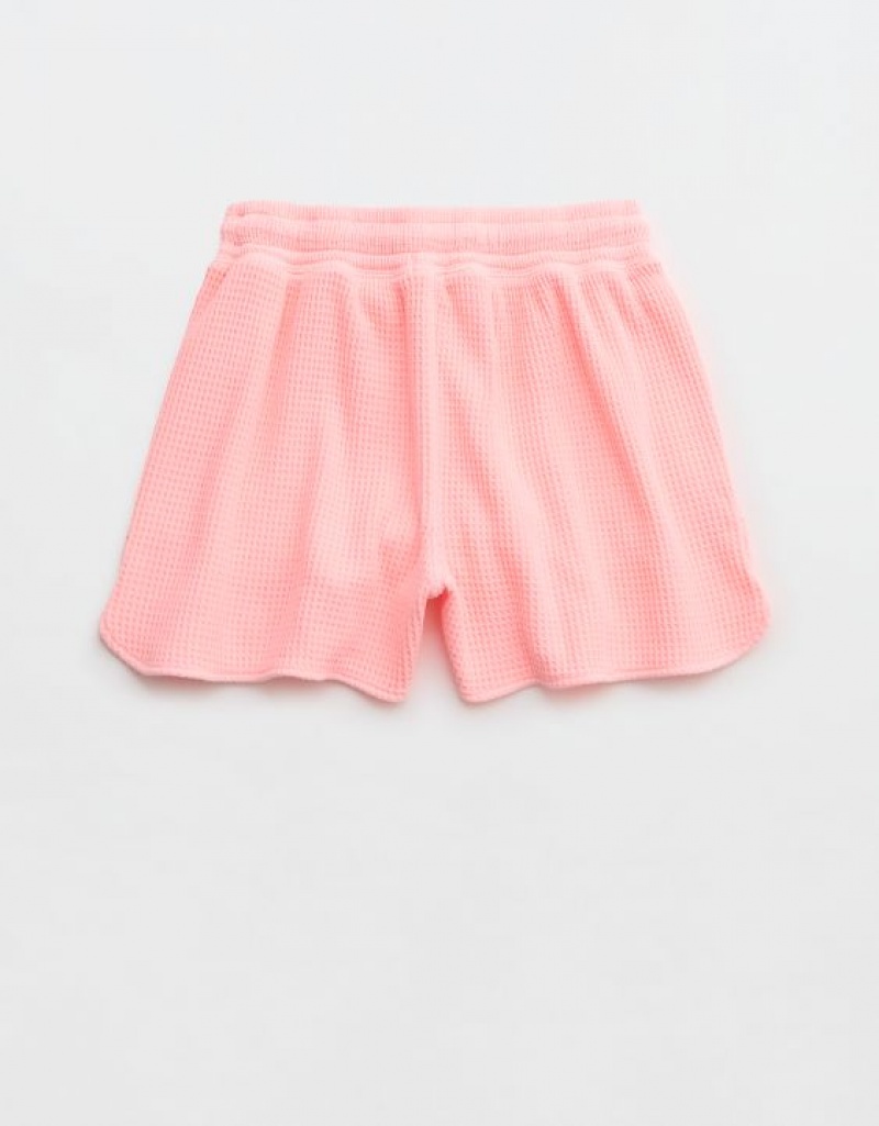 Short Aerie High Waisted LumberJane Waffle Rose | CBC-22292149