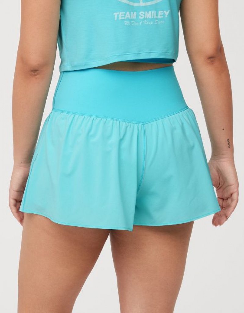 Short Aerie OFFLINE By Real Me Crossover Flowy Bleu | LTD-20389495