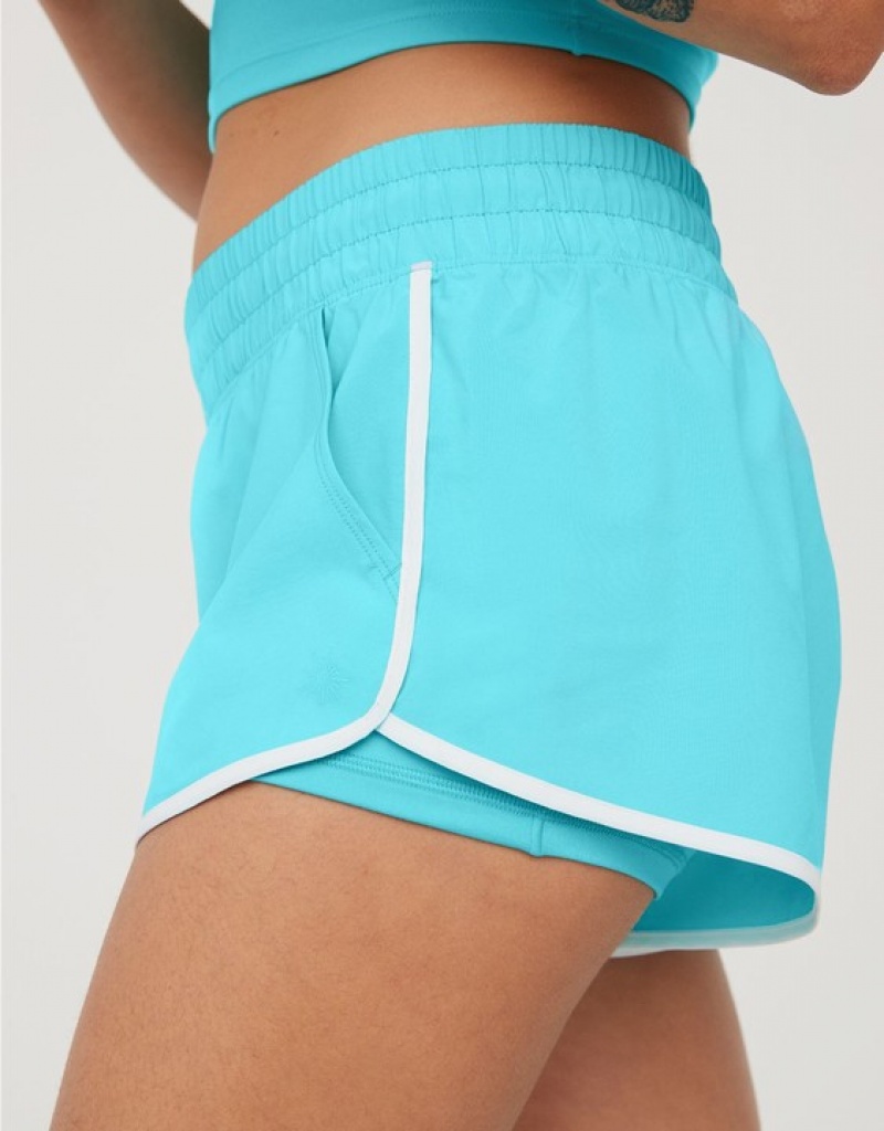 Short Aerie OFFLINE By Low Rise Hot Stuff Bleu | SAG-31909647