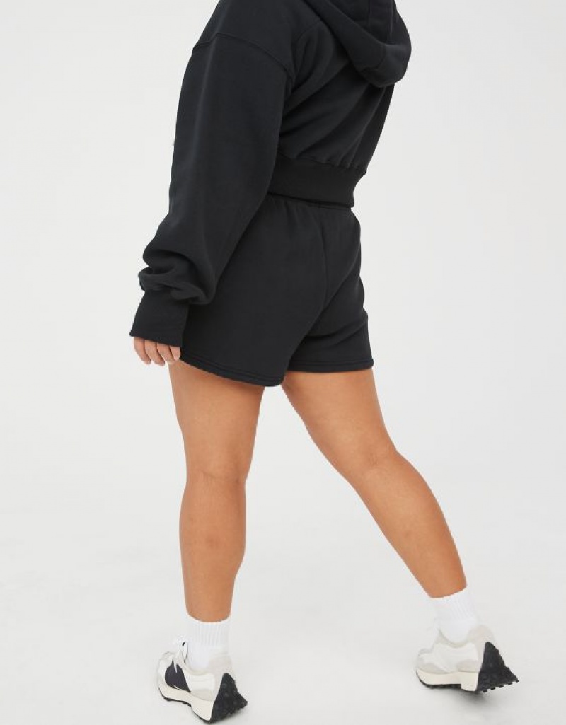 Short Aerie OFFLINE By Cloud Fleece Noir | RVC-94266252