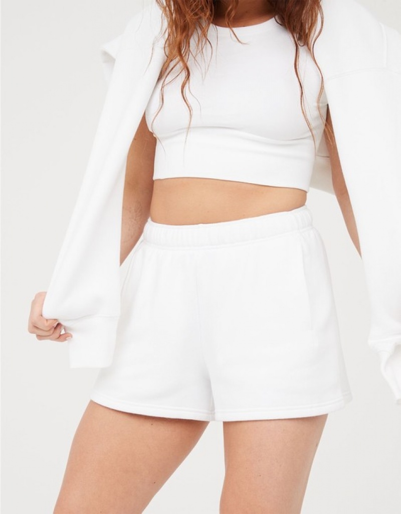 Short Aerie OFFLINE By Cloud Fleece Blanche | SXP-88531753