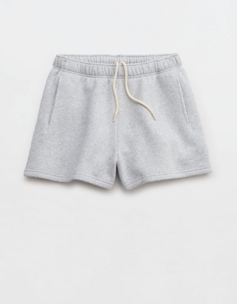 Short Aerie OFFLINE By Cloud Fleece Grise | JAK-99330843